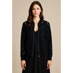 Moon Collection Black Lace Zip Jacket – Whimsygoth Romantic Layer